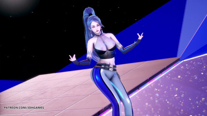 3D-Hentai Games: [MMD] (G)I-DLE - LATATA Kaisa hot striptease league of legends KDA 4K 60FPS