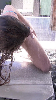 Buceta na piscina