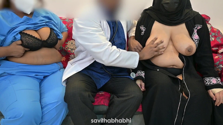 savithabhabhi: Лікар задовольняє свій член медсестрою та мусульманською пацієнткою