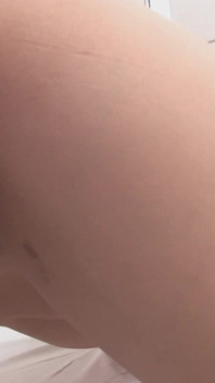 A Long-haired Guy Enjoyed Piercing This's Freshly Shaved.