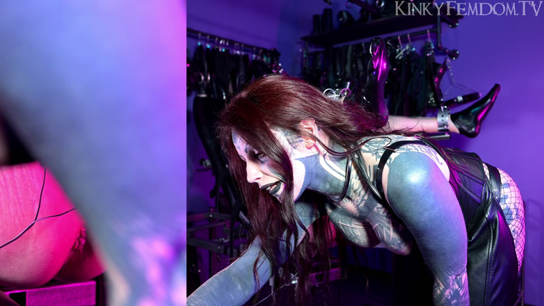 KinkyFemdomTV: Ekstremalne Anal Fisting CBT i Elektryka Ft Mistress Lunatika Maz...