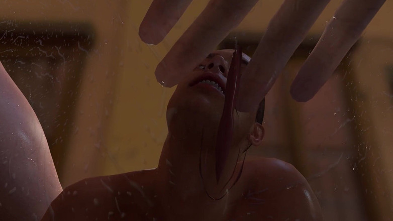 The Scenes: Comiendo un coño de giganta en 3D, hentai animación porno comiendo...