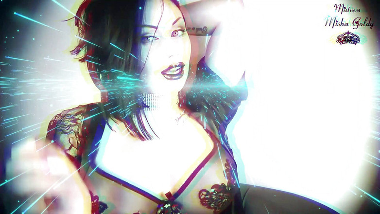 Goddess Misha Goldy: Black lipsmerize with JOI