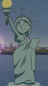 4 Julai oleh Patung Animasi Hentai Liberty
