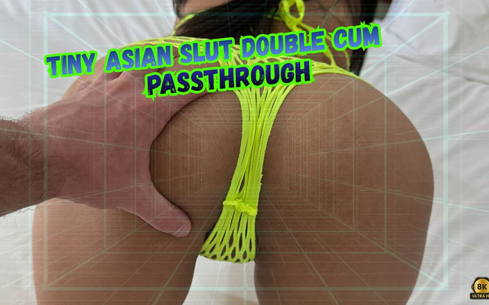 AsianSexVR passtrough: Крихітна азіатська повія отримує подвійну сперму [перепустка]