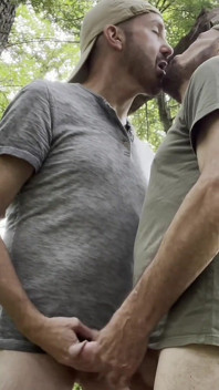 Stepdad’s Fun Time Outside Pissing, Cock Sucking & Cum!