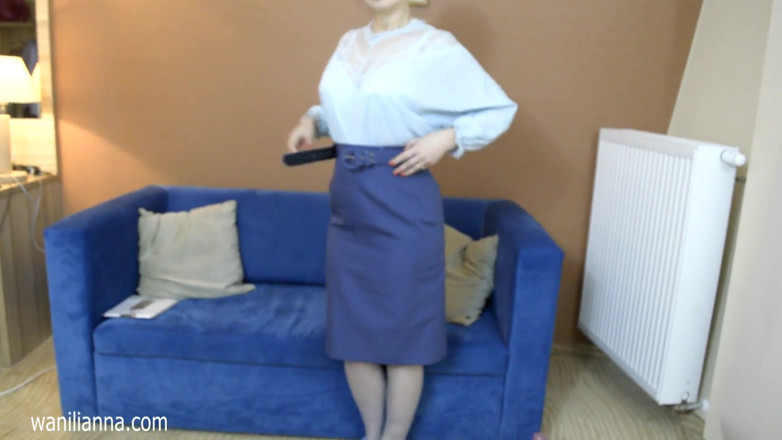 Wanilianna: Pizdă păroasă și nailon peste tot
