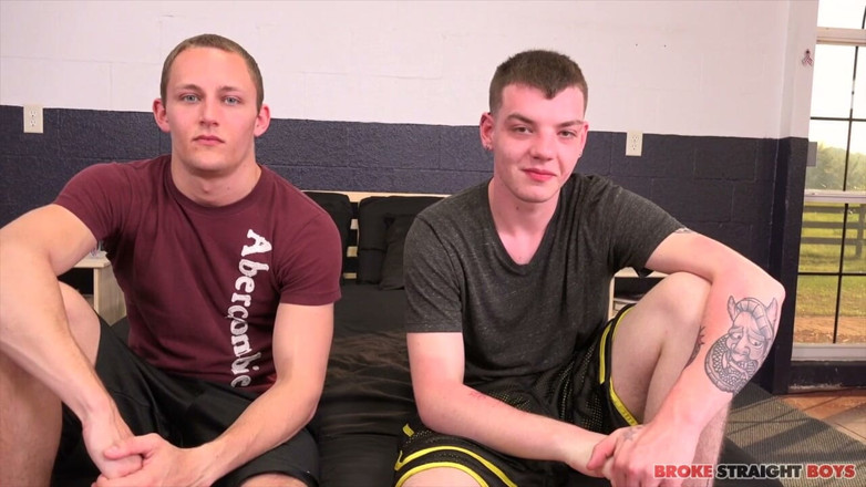 Broke Straight Boys: Gay Porn Scene with Bareback Creampie