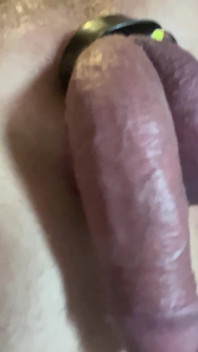 Cockring Ve Xxl Dildo Islak Pürüzsüz Götte