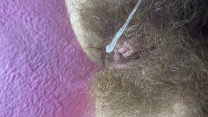 Cuteblonde666: Close up wet hairy pussy big clit