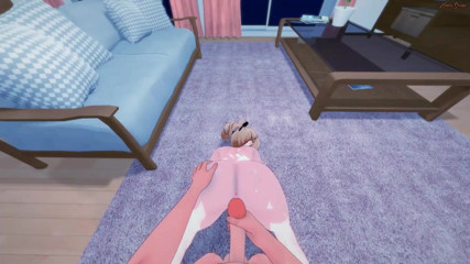 Hentai Smash: Jean je pov ošukaná na stole, než dostane creampie zezadu -...