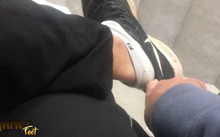 Manly foot: Binecuvântează-mi șosetele din bumbac - vizită la spital - picioarele uscate de iarnă...