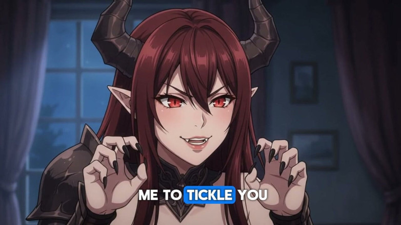 Super Paradine: Succubus mengkongkek seorang awek.
