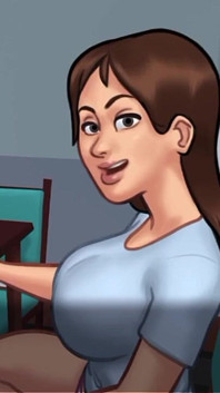 Yaz zamanı efsanesi! Cadılar Bayramı Özel! Orta yaşlı seksi üvey anne üvey kız kardeşinin önünde sikimi emiyor!