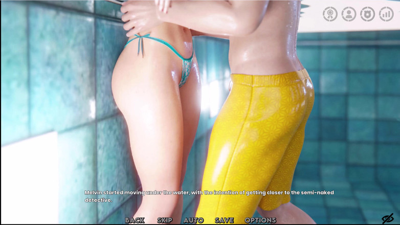 Johannes Gaming: Neviditelné instinkty 7 - Nicole a Melvin se dobře baví v bazénu