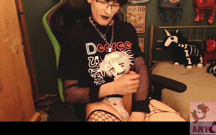 AmyBellx: Goth honění a stříkání