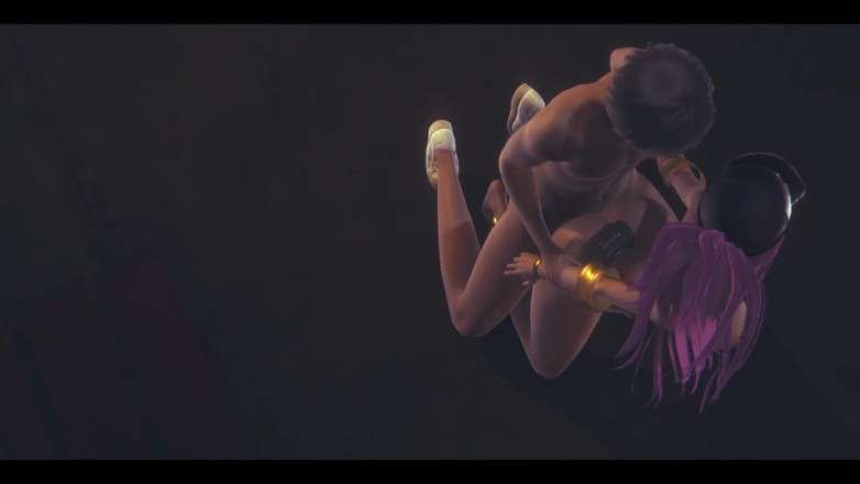 HentaiTubes: Lol Hentai 3D - Akali ošukaná na kolenou a Sedí na ulici -...