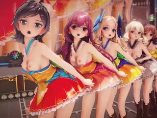 Mmd anime girls: MMD R-18 Аниме-девушки сексуально танцуют, клип 251