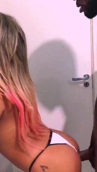 Fucking the Trans Blonde in the Bathroom
