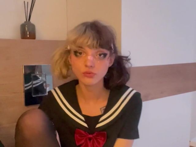 Cute Teen in Uniform Short Video (Soft vulgar)