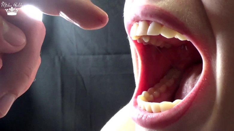 Goddess Misha Goldy: Hard Biting of Male Fingers and Arm Film 3 Mouth and...