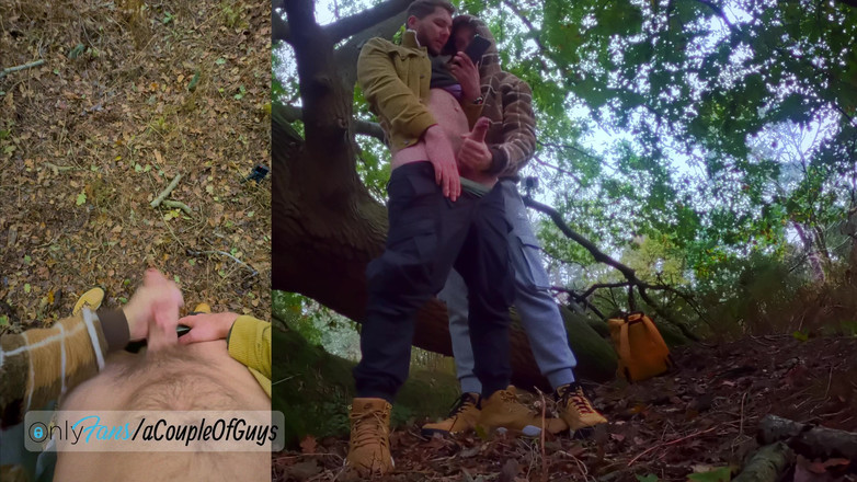 ACoupleOfGuys: Ich lasse meinen schwanz im wald gelutscht werden