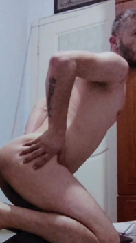 The Young Man Is Masturbating.