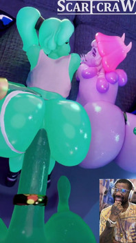 Delicious Candy Slime Waifus Get Fucked in Their Tight Bald Pussy and Ass for Creampie