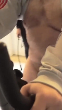 Fat Submissive Pig Dominated by Sexy Mistresses on Exercise Bike