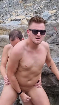 3way Fucking at the Nude Beach