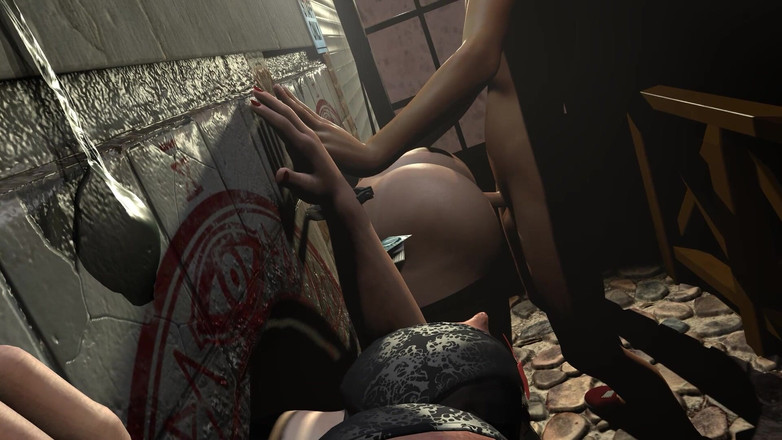 Wraith ward: 一群成熟的熟女在一个荣耀洞群交