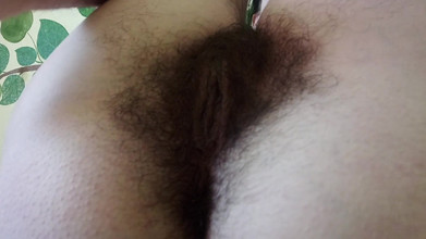 BW_Dolphin: Mejor coño peludo real follando con pepino