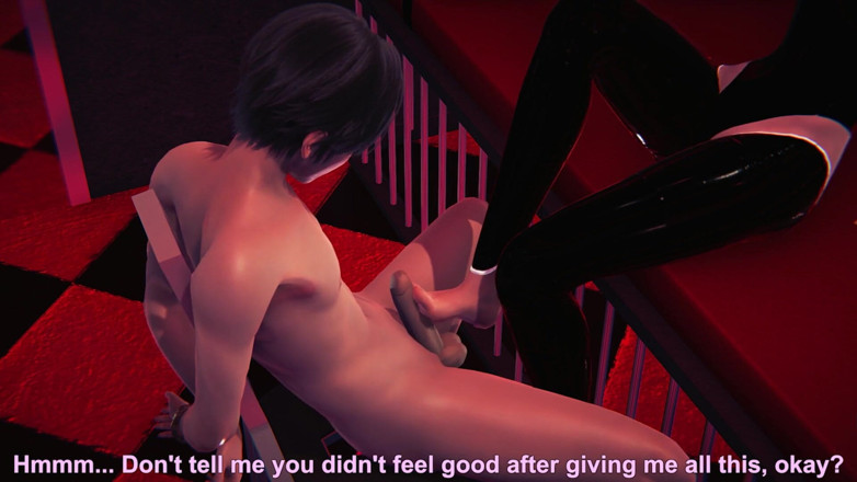 Waifu club 3D: 2B footjob your cock while you're tied up