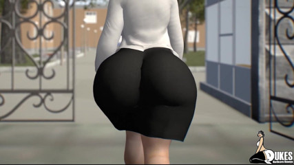 Dukes Hardcore Honeys: Big butt Jewish teacher gets smashed by big black cock
