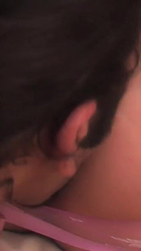 Nasty Teen Sucks a Man with Big Cock and Rides Him on the Armchair