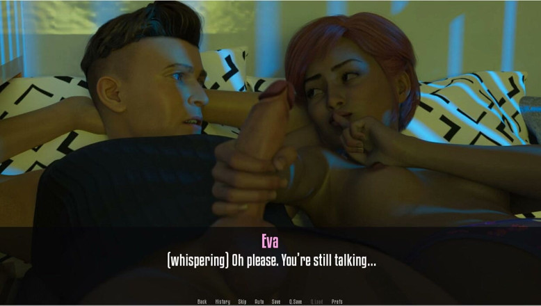 XXX Games Bunk: Anita's Internship - Gameplay - Roleplay - Stepmom Blowjob Near Petite Teen Masturbating