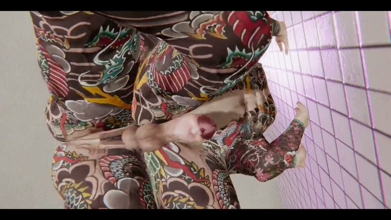Yaoitube: Yaoi - Two Sexy Tattooed Twinks Fuck in the Bathroom