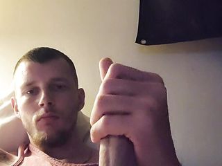 Cum daddy: Masturbando meu pau grande até eu gozar
