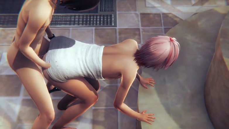 Yaoitube: Yaoi Femboy - fer anale nella spa