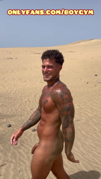 Cumming Myself, on Beach