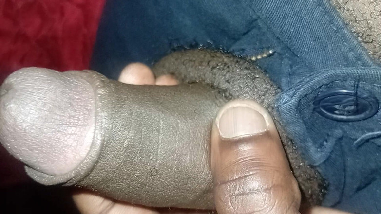Lihlemandisi: Lihle Mandisi Alone with His Pip, Stroking It Till It...