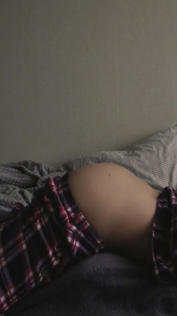 Morning Routine. Stepdaddy Imagines Fucking Whore Roughly in a Tight Pussy Instead Soft Pillow