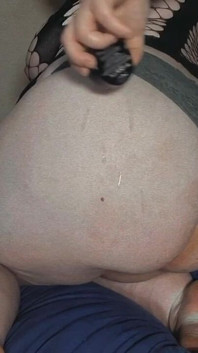 BBW w Bodystocking drażni jej duże cycki i duży tyłek