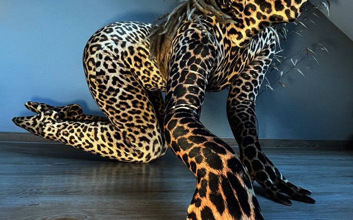 Projectsexdiary: Halloween Treat in a Leopard Zentai Catsuit - Projectfundiary