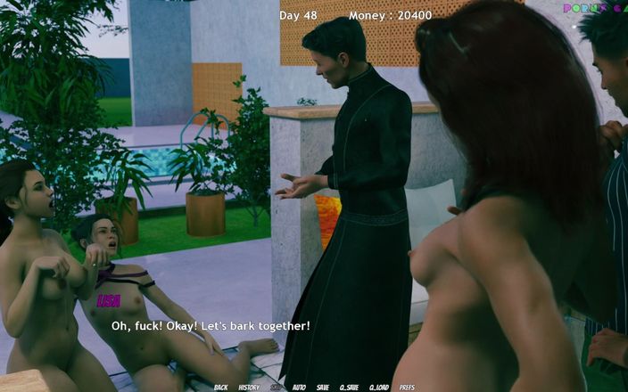 Porny Games: Lisa Investigație totală! de Dragofinder Studio - Sex în grup la sfârșitul...