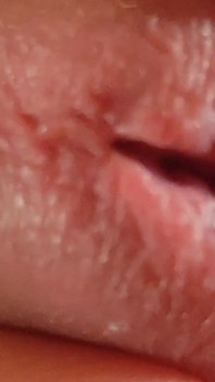 Grandpa Big Red Hole in Amateur Close up.