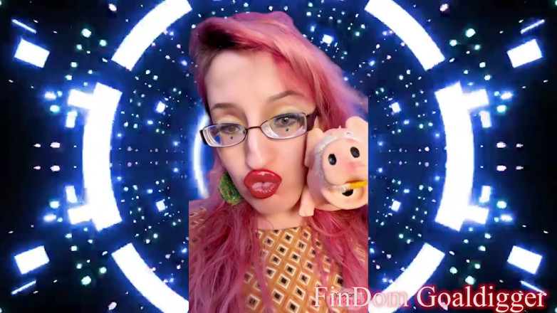 FinDom Goaldigger: Transformation into paypig by magic eyes