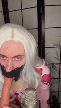Asmr Teen Masturbation and Sucking Femboy