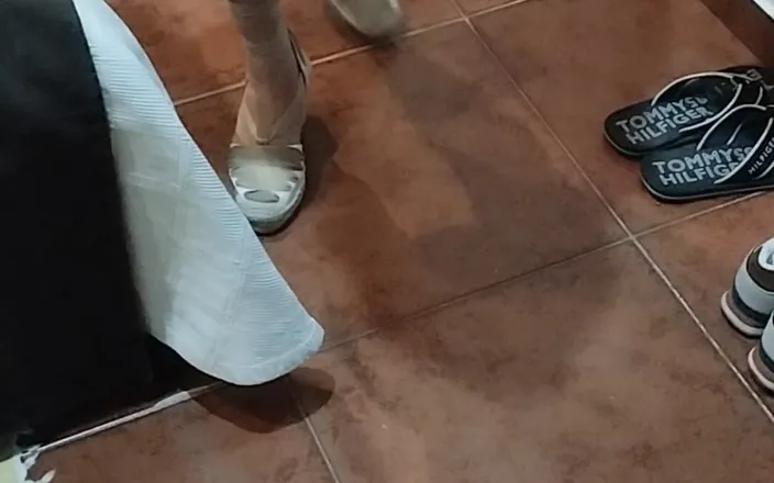 Morbosete000: In a Thong with My Wife's Heels