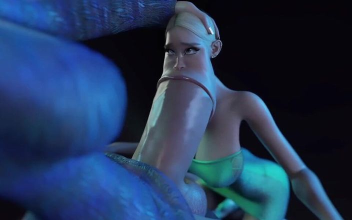 3D Hentai Animation: 3 boyutlu futa oral seks büyük yarak transeksüel animasyonu